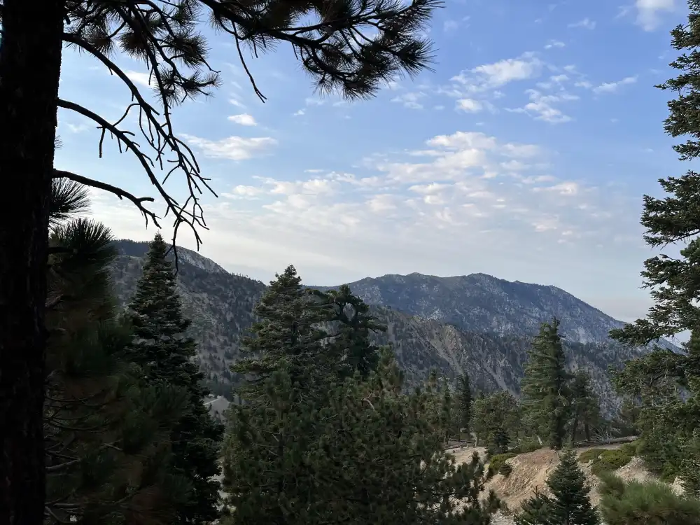 Ski slopes of Mt Baldy