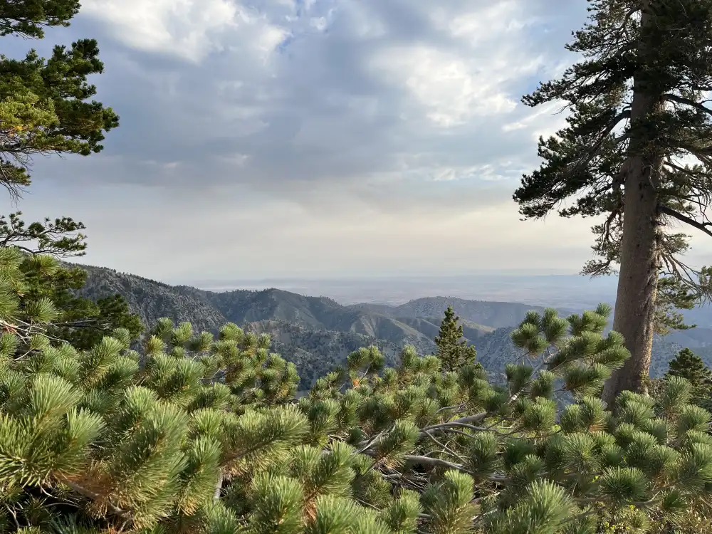 Scenic view into the high desert