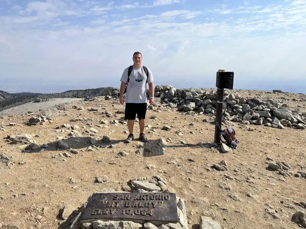 Me at Mt Baldy Summit