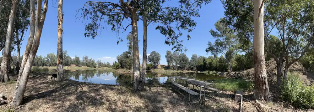 pano of Prado pond