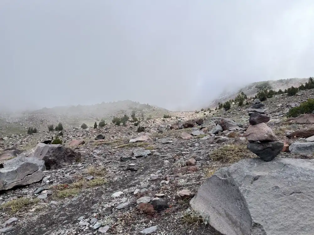 Cairn at Mt Shasta
