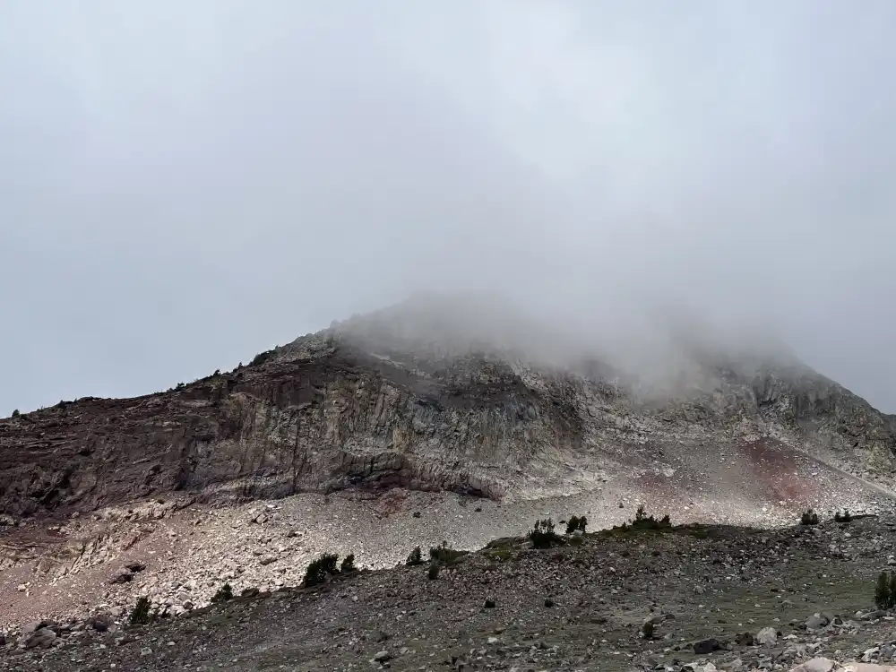 clouds over Mt Shasta