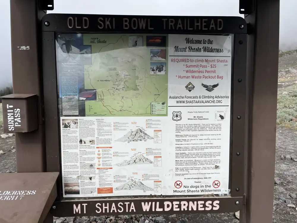 Mt Shasta info