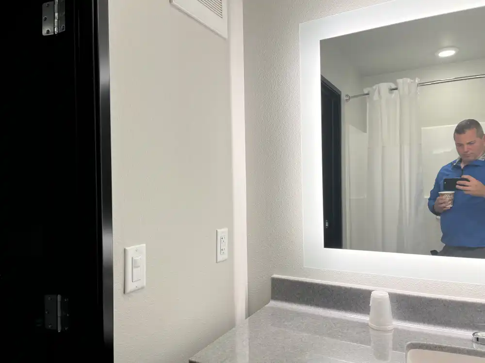 automatic lights in bathroom at my place